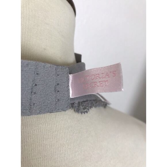 Victoria's Secret Lingerie Bra Floral Lace Underwire Semi Sheer - Picture 9 of 9